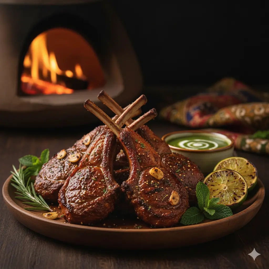 Marinated Lamb Chops at Millwoods Meats Chappelle Edmonton - ready for grilling